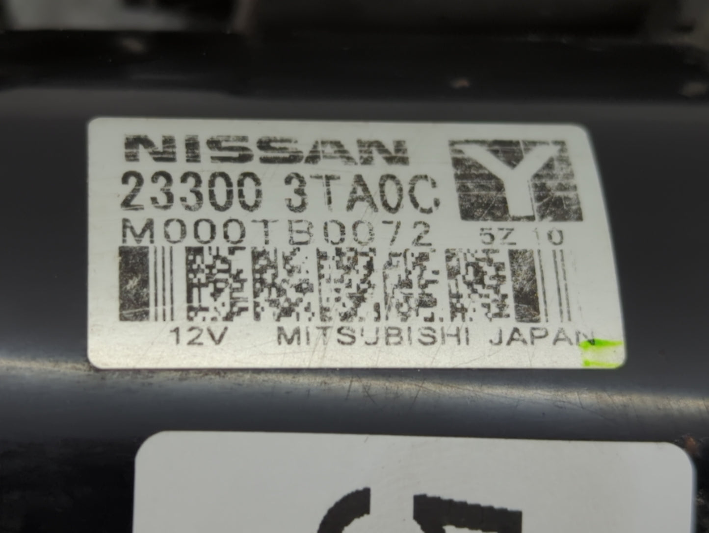 2015-2020 Nissan Rogue Car Starter Motor Solenoid OEM P/N:23300 3TA0C Fits Fits 2015 2016 2017 2018 2019 2020 OEM Used Auto