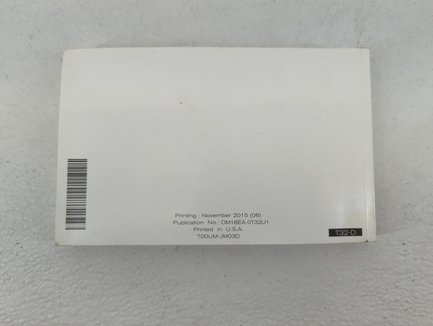 2016 Nissan Rogue Owners Manual Book Guide P/N:OM16EA OT32U1 OEM Used Auto Parts - Oemusedautoparts1.com