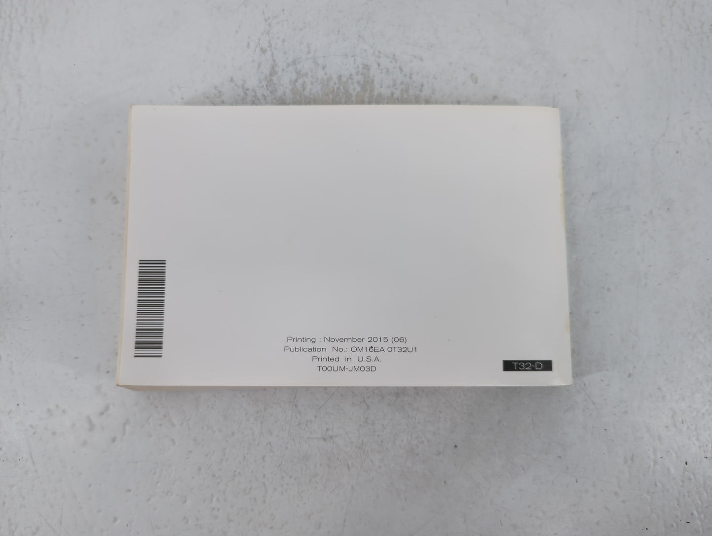 2016 Nissan Rogue Owners Manual Book Guide P/N:T00UM-JM03D OEM Used Auto Parts - Oemusedautoparts1.com