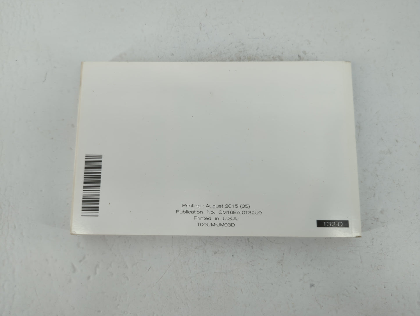 2016 Nissan Rogue Owners Manual Book Guide P/N:OM16EA 0T32U0 OEM Used Auto Parts - Oemusedautoparts1.com