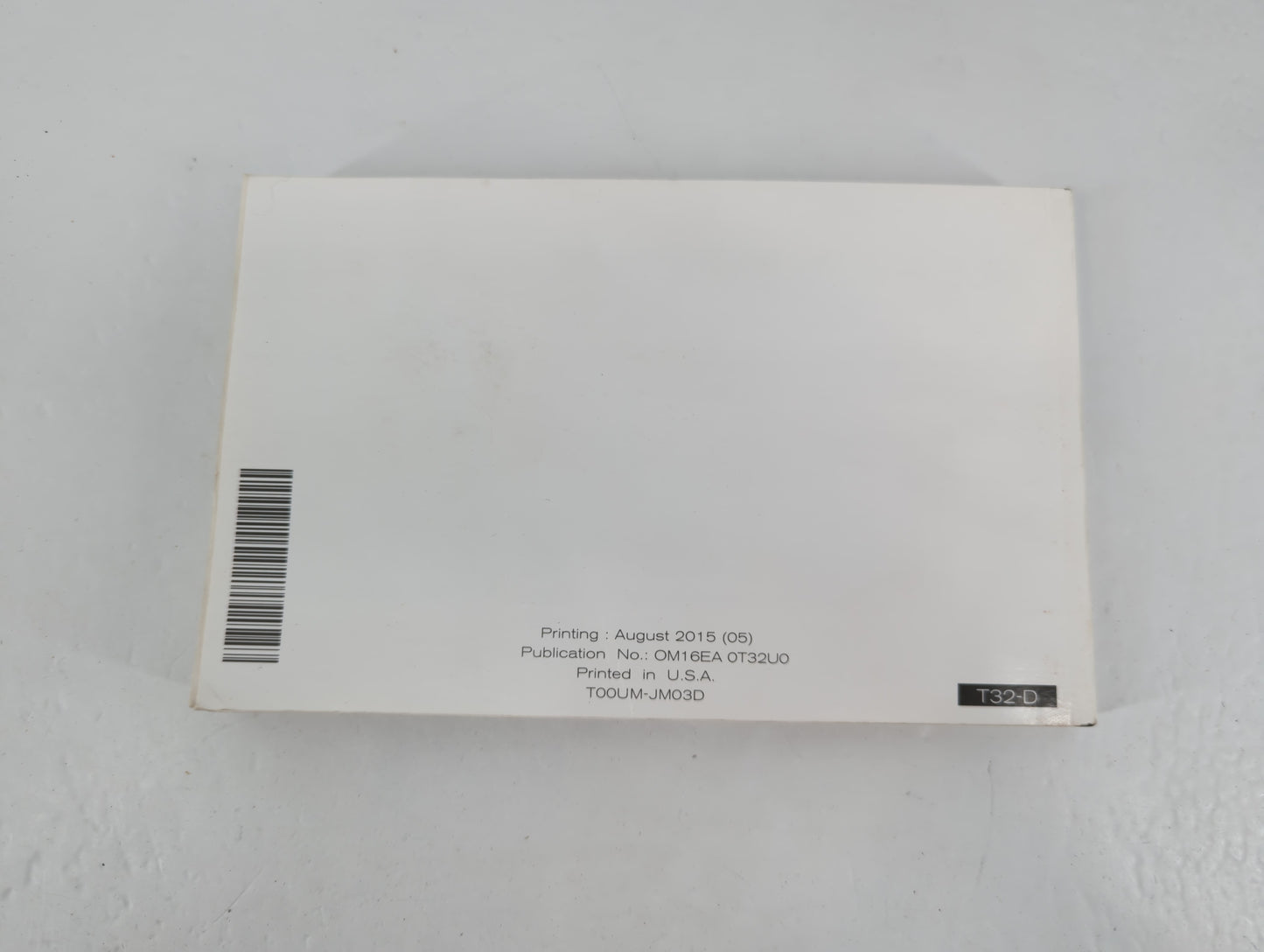 2016 Nissan Rogue Owners Manual Book Guide P/N:OM16EA 0T32U0 OEM Used Auto Parts - Oemusedautoparts1.com