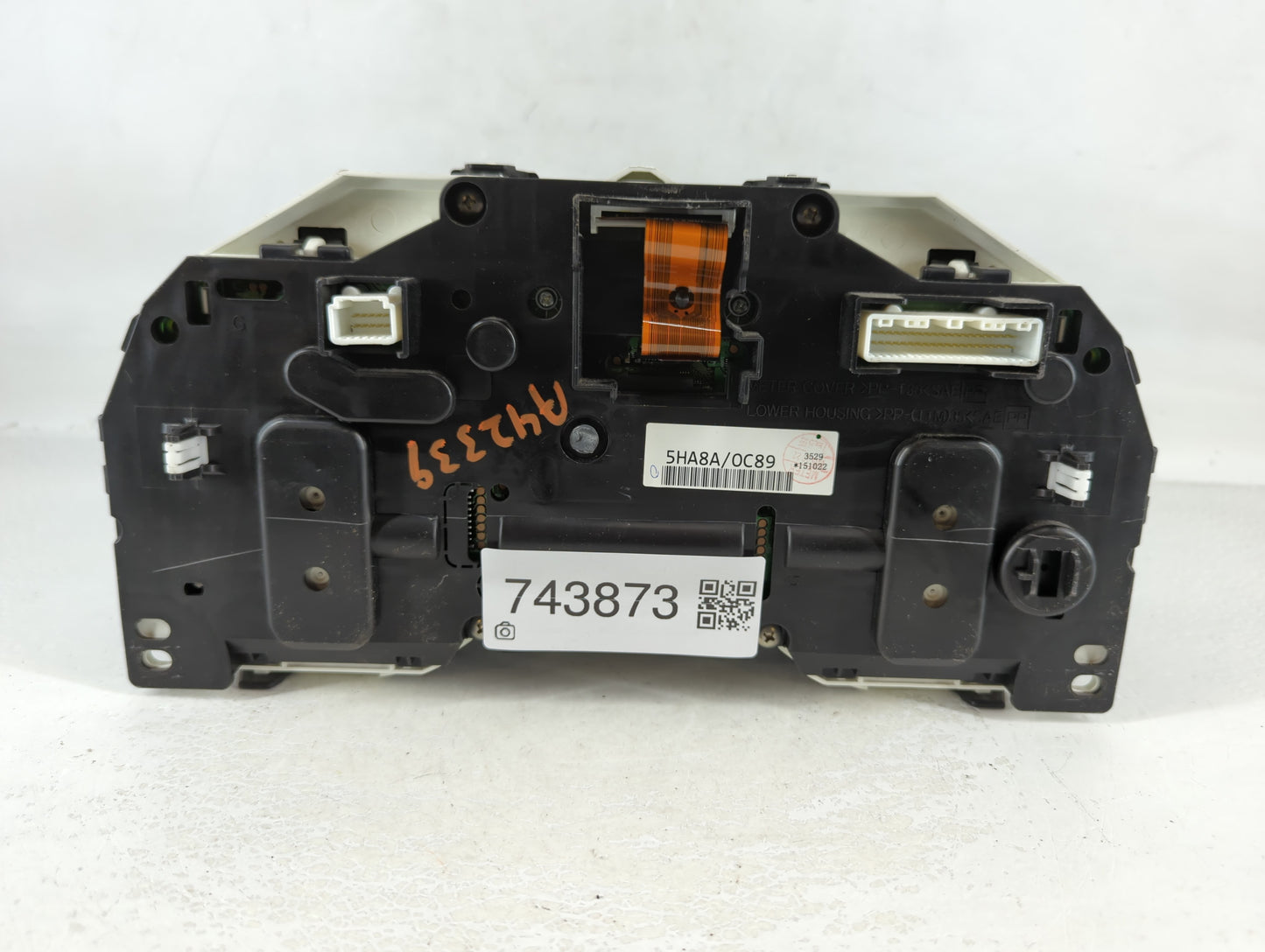 2016 Nissan Rogue Instrument Cluster Speedometer Gauges P/N:5HA8A/0C89 Fits OEM Used Auto Parts - Oemusedautoparts1.com