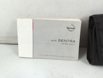 2016 Nissan Sentra Owners Manual Book Guide P/N:OM16EM 0B17U0 OEM Used Auto Parts