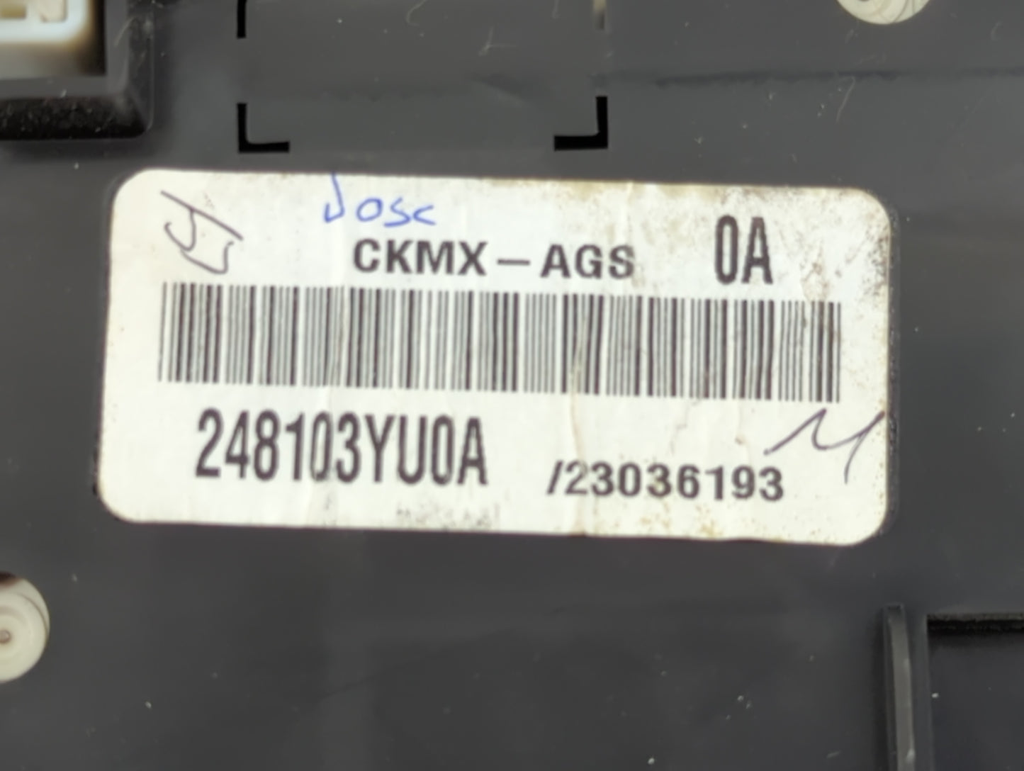 2016 Nissan Sentra Instrument Cluster Speedometer Gauges P/N:248103YU0A Fits OEM Used Auto Parts - Oemusedautoparts1.com