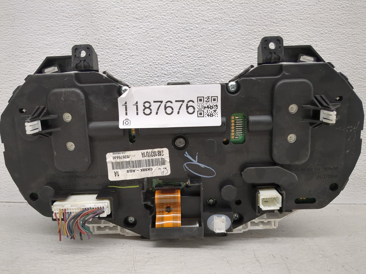 2016 Nissan Sentra Instrument Cluster Speedometer Gauges P/N:248103YU1A Fits OEM Used Auto Parts - Oemusedautoparts1.com