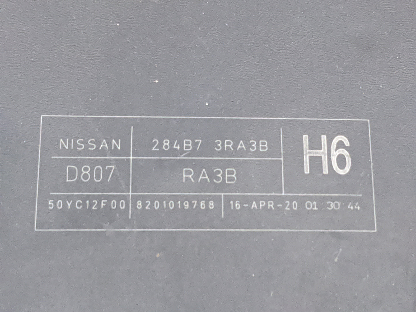 2013-2019 Nissan Sentra Fusebox Fuse Box Panel Relay Module P/N:284B7 3RA3B 8201019768 Fits OEM Used Auto Parts - Oemusedaut