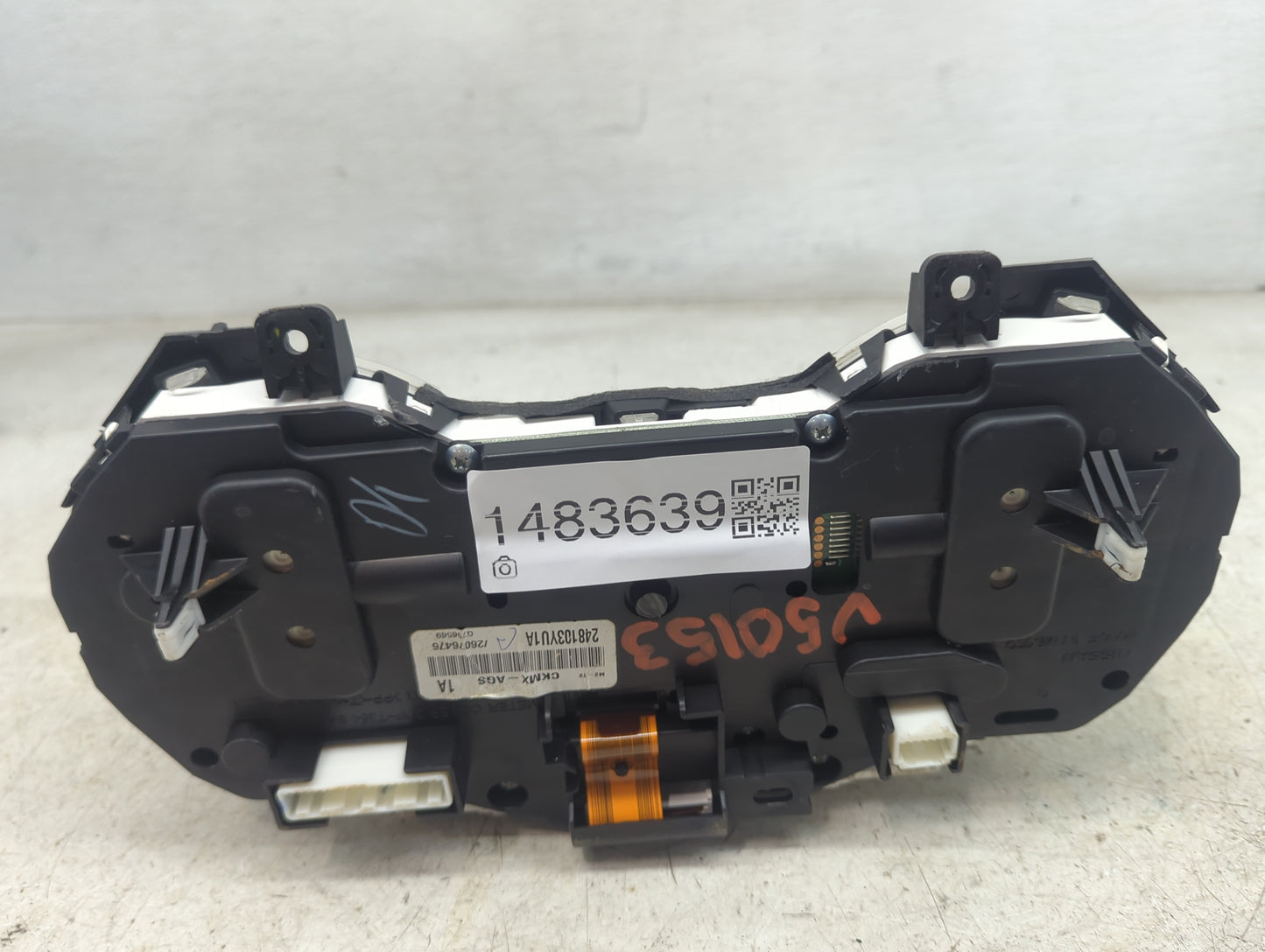2016 Nissan Sentra Instrument Cluster Speedometer Gauges P/N:248103YU1A CKMX-AGS Miles: Fits OEM Used Auto Parts - Oemusedau