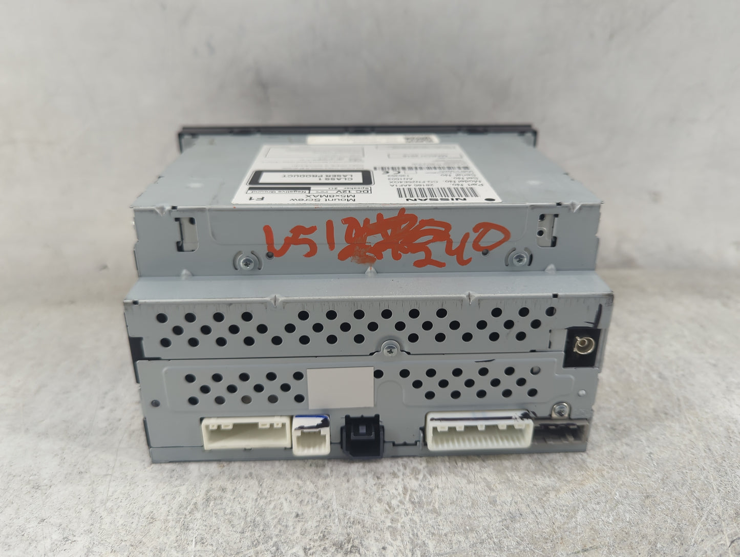 2016 Nissan Sentra Radio AM FM Cd Player Receiver Replacement P/N:28185 4AF1A CQ-FN25E4GX, AN1503 Fits OEM Used Auto Parts -