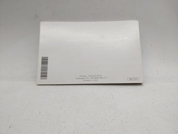2016 Nissan Sentra Owners Manual Book Guide OEM Used Auto Parts