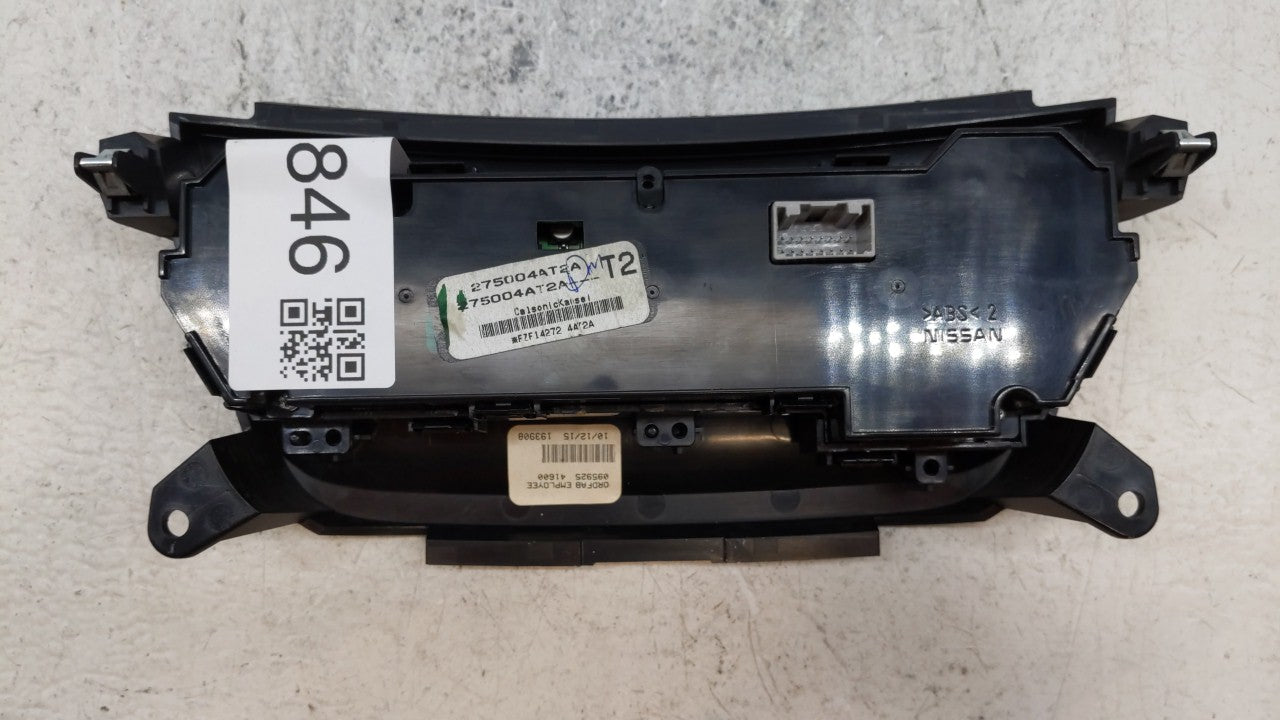 2015-2017 Nissan Sentra Climate Control Module Temperature AC/Heater Replacement P/N:275004AT2A Fits Fits 2015 2016 2017 OEM