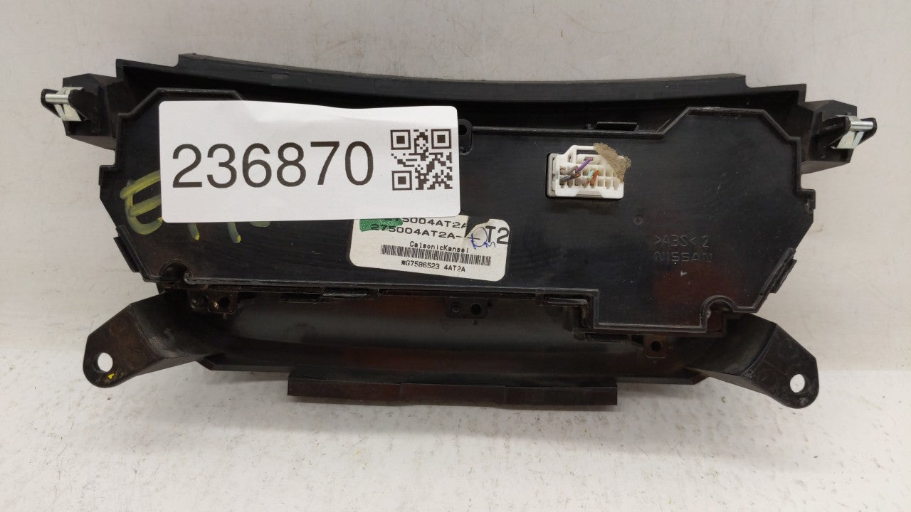 2015-2017 Nissan Sentra Climate Control Module Temperature AC/Heater Replacement P/N:275004AF2B 275004AT2A Fits OEM Used Aut