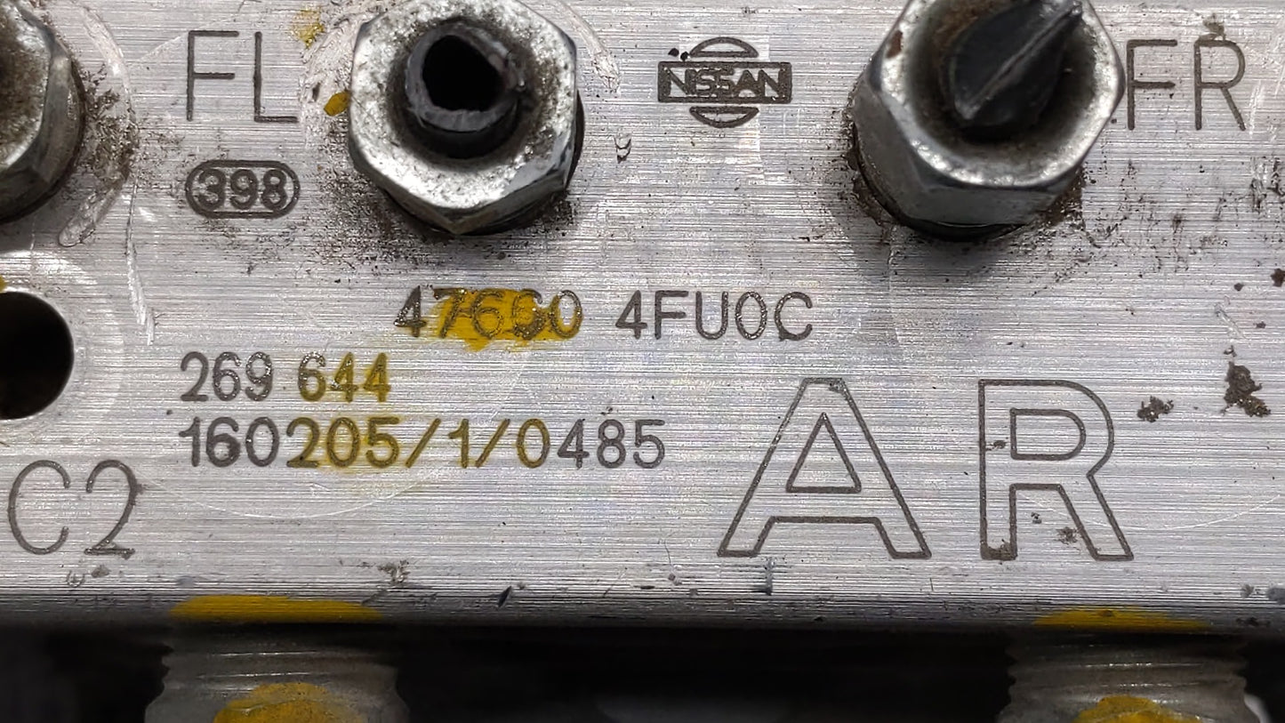 2016-2018 Nissan Sentra ABS Pump Control Module Replacement P/N:47660 5UD0C 47660 4FU0C Fits Fits 2016 2017 2018 OEM Used Au