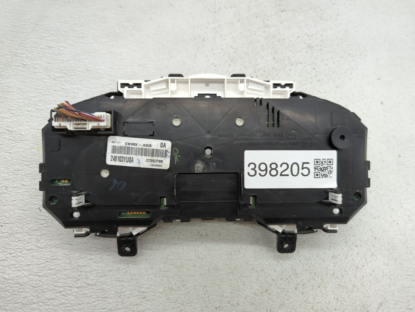 2016-2019 Nissan Sentra Instrument Cluster Speedometer Gauges P/N:248103YU0A Fits Fits 2016 2017 2018 2019 OEM Used Auto Par
