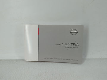 2016 Nissan Sentra Owners Manual Book Guide OEM Used Auto Parts