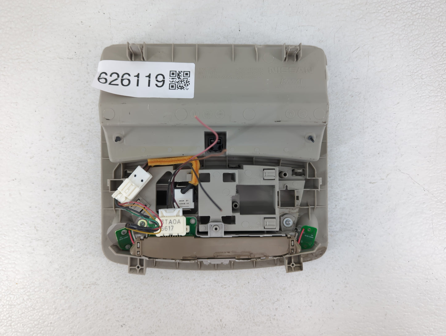 2016 Nissan Sentra Overhead Roof Console - Oemusedautoparts1.com