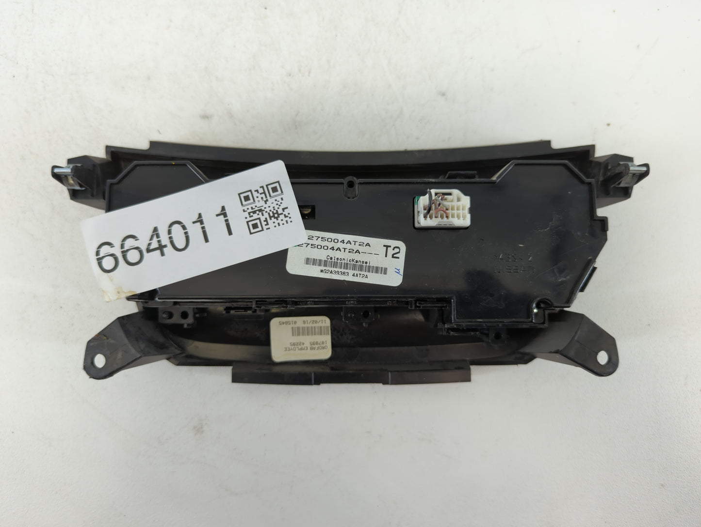 2015-2017 Nissan Sentra Climate Control Module Temperature AC/Heater Replacement P/N:275004AT2A Fits Fits 2015 2016 2017 OEM