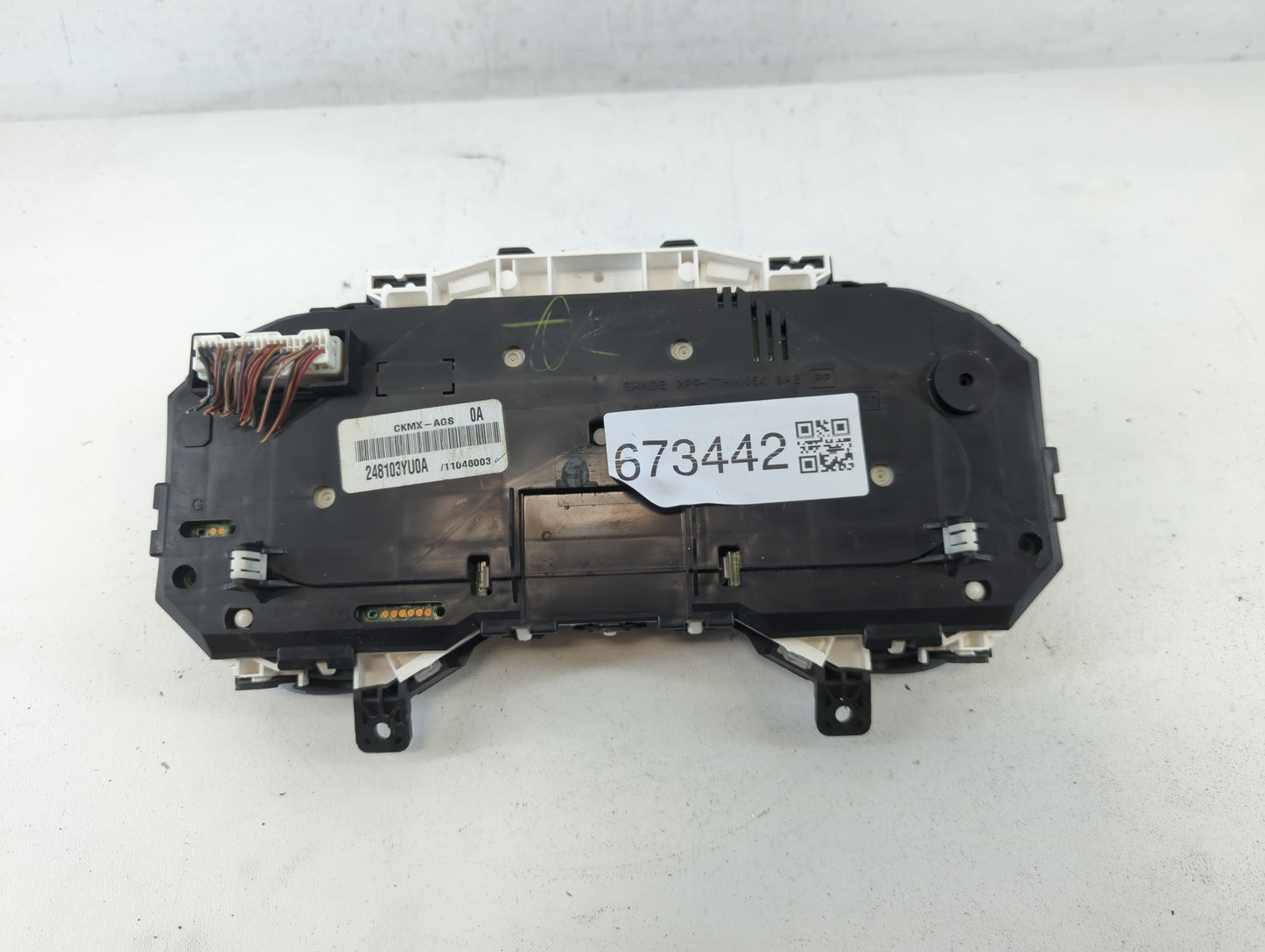 2016-2019 Nissan Sentra Instrument Cluster Speedometer Gauges P/N:CKMX-AGS 248103YU0A Fits Fits 2016 2017 2018 2019 OEM Used