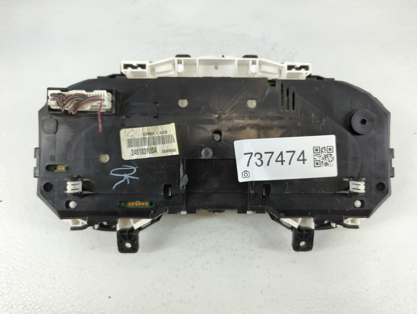 2016-2019 Nissan Sentra Instrument Cluster Speedometer Gauges P/N:248103YU0A CKMX-AGS 0A Fits Fits 2016 2017 2018 2019 OEM U