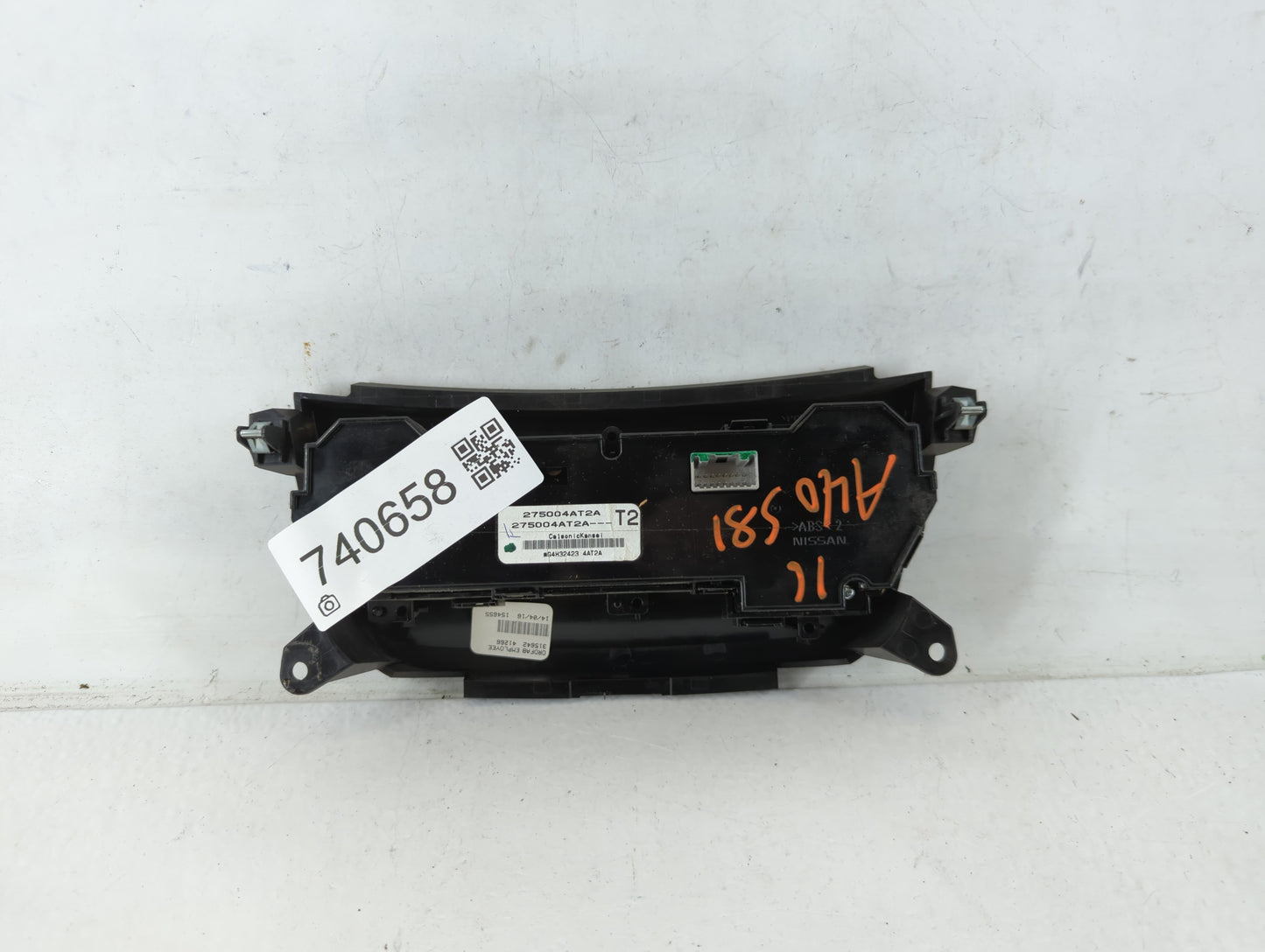 2015-2017 Nissan Sentra Climate Control Module Temperature AC/Heater Replacement P/N:275004AT2A Fits Fits 2015 2016 2017 OEM