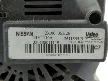 2013-2019 Nissan Sentra Alternator Replacement Generator Charging Assembly Engine OEM P/N:23100 3SH2B Fits OEM Used Auto Parts