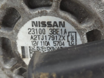 2012-2019 Nissan Versa Alternator Replacement Generator Charging Assembly Engine OEM P/N:23100 3BE1A Fits OEM Used Auto Parts