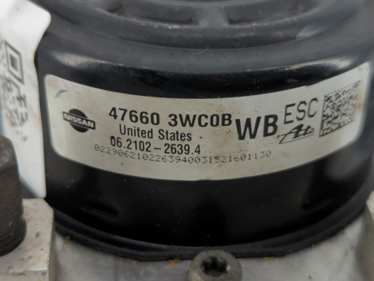 2014-2019 Nissan Versa ABS Pump Control Module Replacement P/N:47660 3WC0B Fits Fits 2014 2015 2016 2017 2018 2019 OEM Used