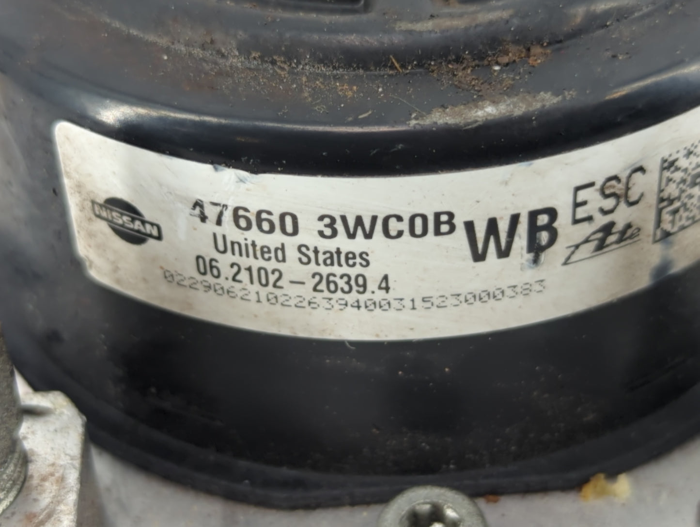 2014-2019 Nissan Versa ABS Pump Control Module Replacement P/N:47660 3WC0B Fits Fits 2014 2015 2016 2017 2018 2019 OEM Used