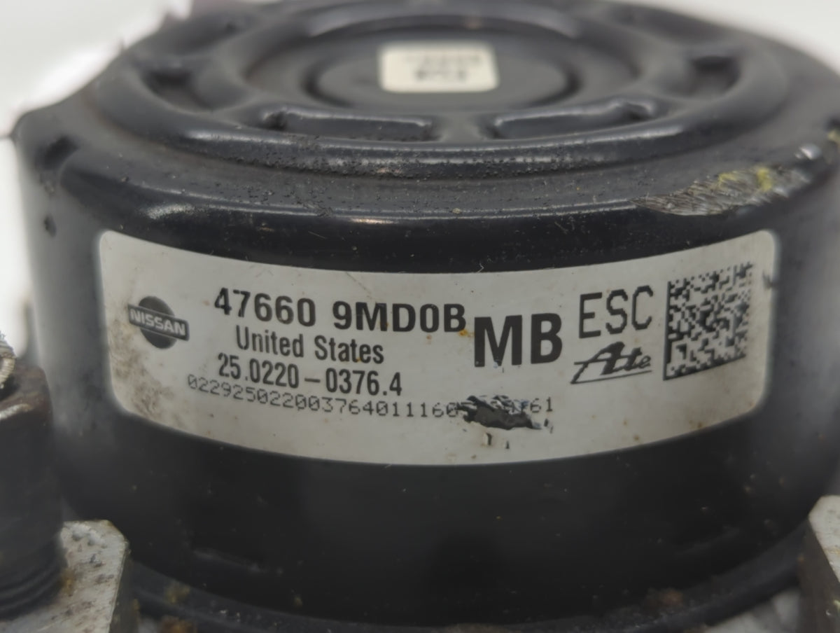 2014-2019 Nissan Versa Anti-Lock Brake ABS Pump Module Actuator OEM P/N:47660 9MD0B Fits Fits 2014 2015 2016 2017 2018 2019