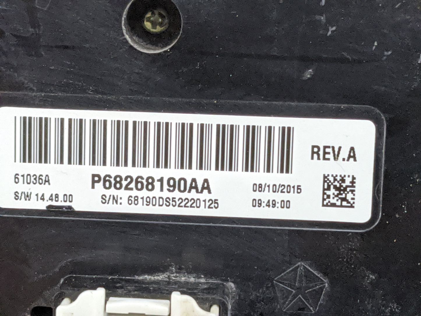 2013-2022 Ram 1500 Climate Control Module Temperature AC/Heater Replacement P/N:P68268190AA 68190DS52220125 Fits OEM Used Au