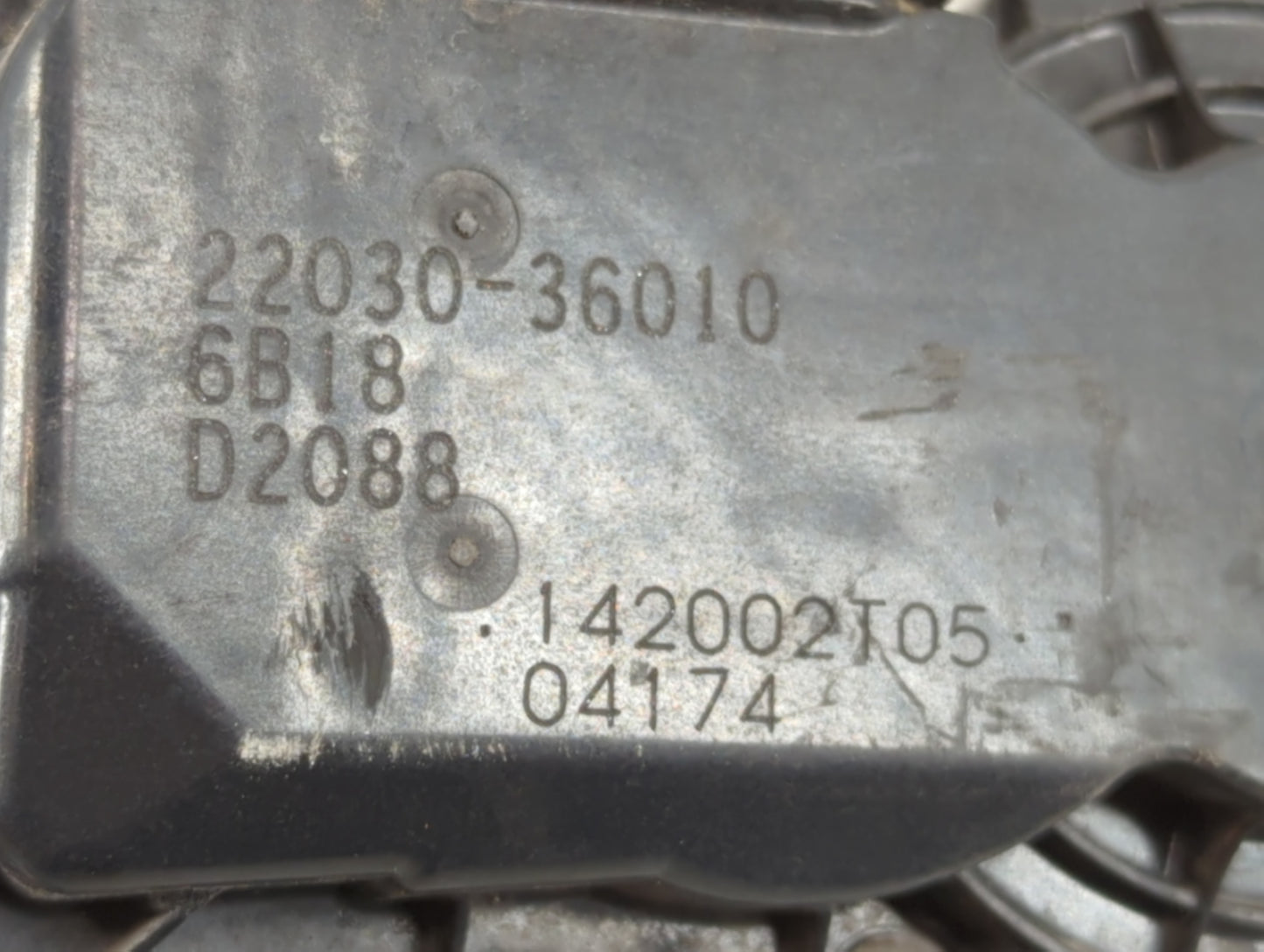 2011-2016 Scion Tc Throttle Body P/N:22030-36010 Fits Fits 2009 2010 2011 2012 2013 2014 2015 2016 2017 2018 2019 OEM Used A