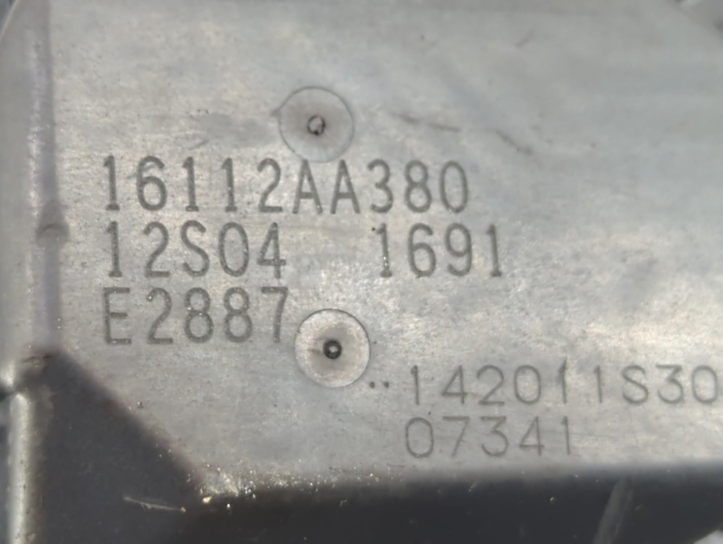 2011-2018 Subaru Forester Throttle Body P/N:16112AA380 Fits Fits 2011 2012 2013 2014 2015 2016 2017 2018 OEM Used Auto Parts