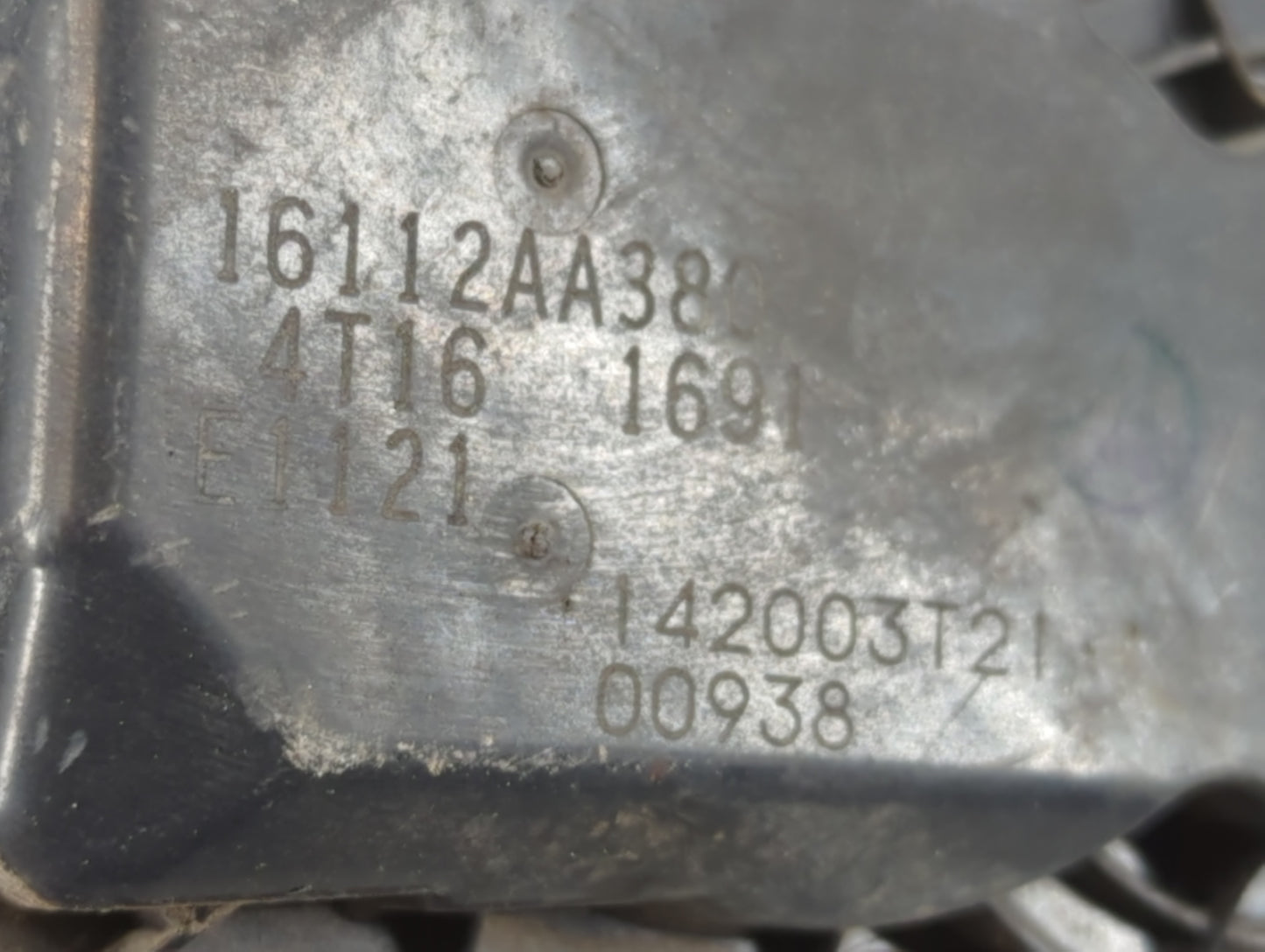 2012-2016 Subaru Impreza Throttle Body P/N:142009T01 16112AA380 Fits Fits 2011 2012 2013 2014 2015 2016 2017 2018 OEM Used A