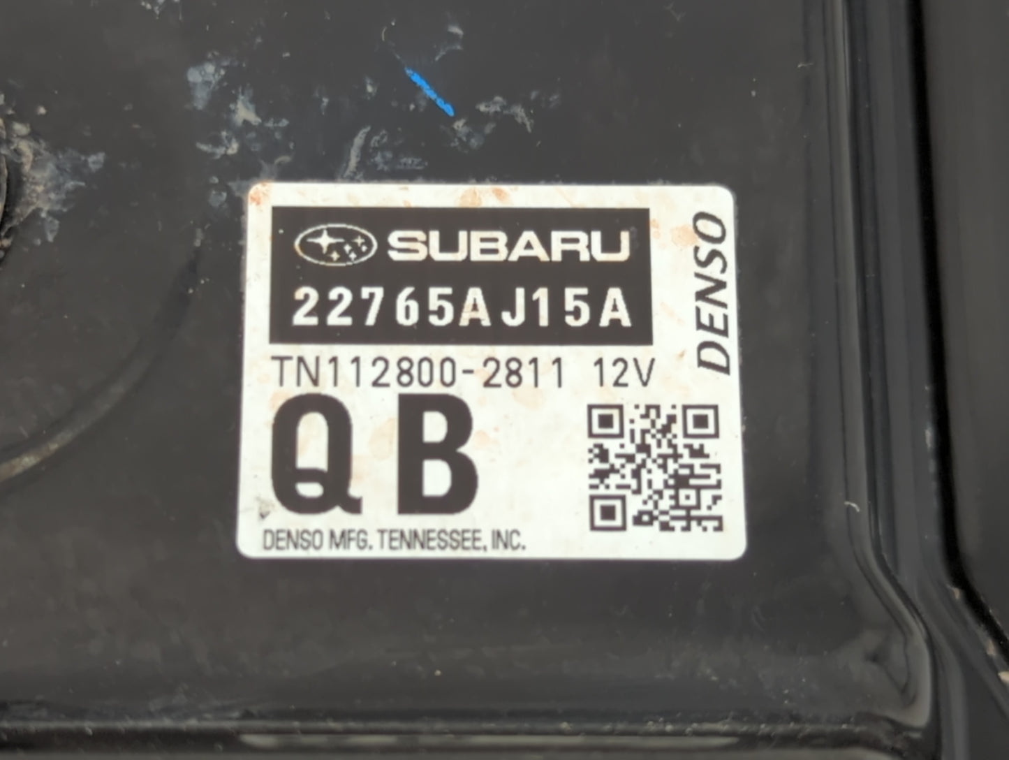 2016 Subaru Legacy PCM Engine Control Computer ECU ECM PCU OEM P/N:22765AJ15A Fits OEM Used Auto Parts - Oemusedautoparts1.c