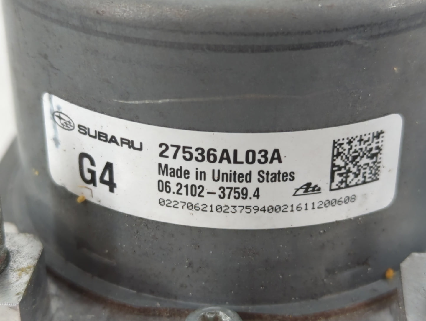 2016 Subaru Legacy ABS Pump Control Module Replacement P/N:27536AL03A Fits OEM Used Auto Parts - Oemusedautoparts1.com