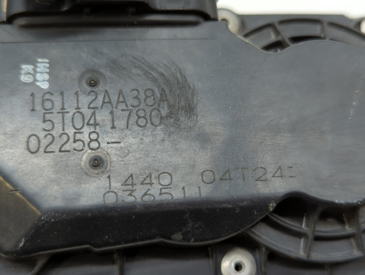 2013-2019 Subaru Legacy Throttle Body P/N:16112AA38A Fits Fits 2013 2014 2015 2016 2017 2018 2019 OEM Used Auto Parts - Oemu