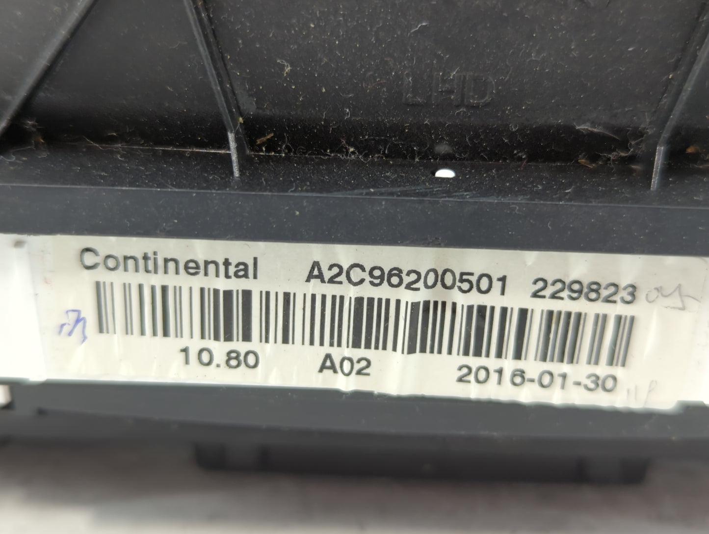 2016 Subaru Legacy Instrument Cluster Speedometer Gauges P/N:A2C96200501 Fits OEM Used Auto Parts - Oemusedautoparts1.com