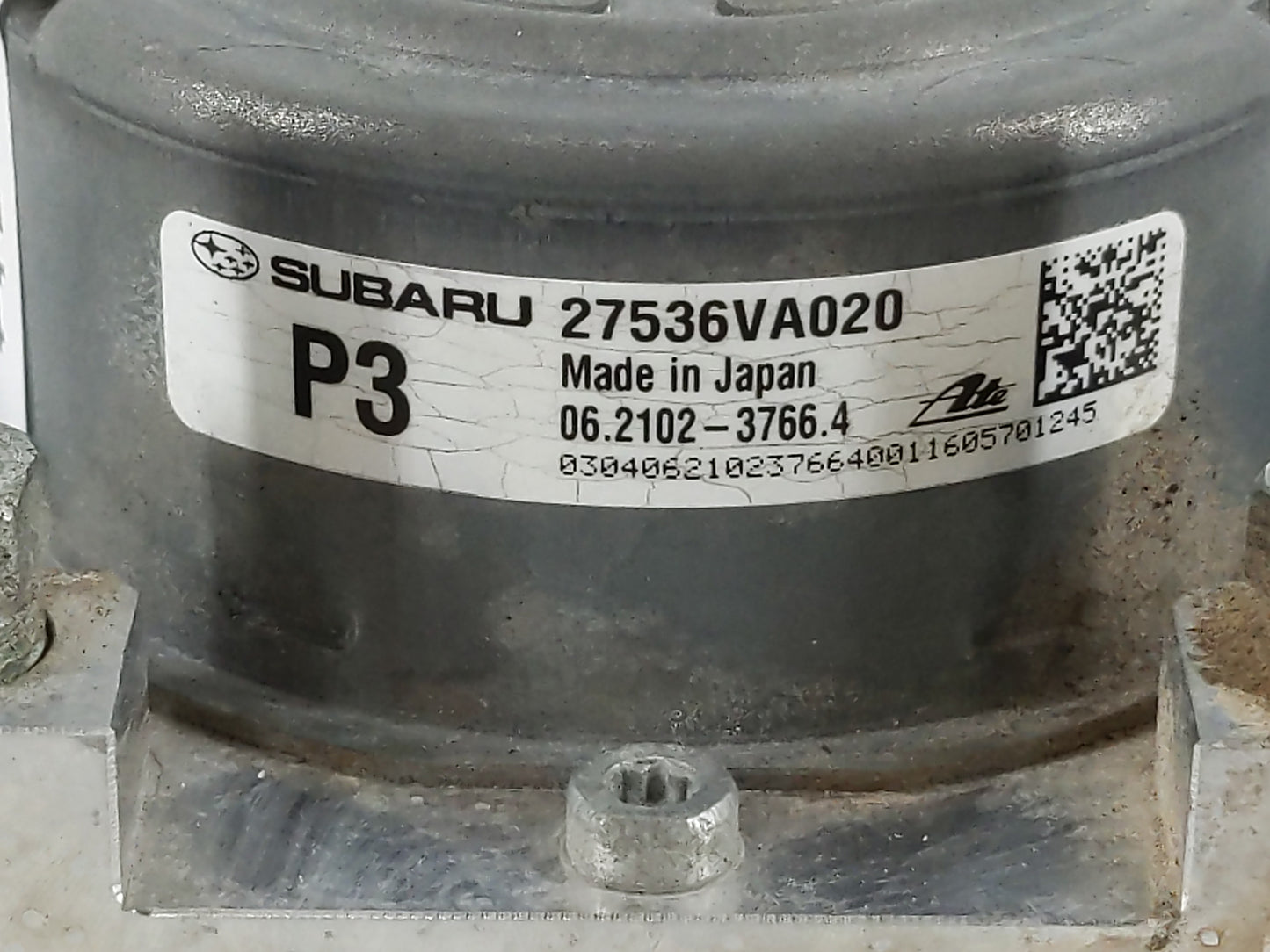 2016 Subaru Wrx ABS Pump Control Module Replacement P/N:27536VA020 Fits OEM Used Auto Parts - Oemusedautoparts1.com
