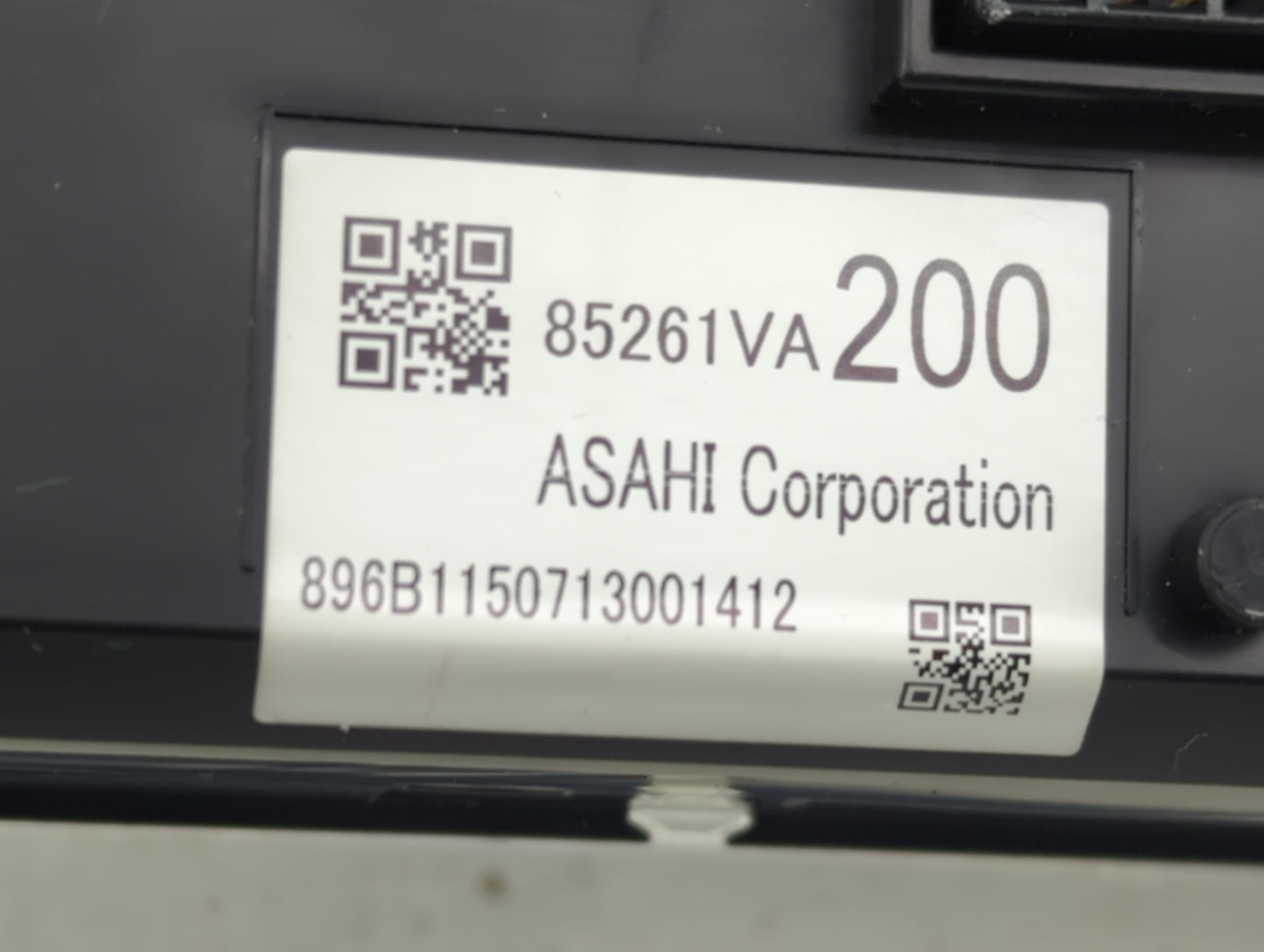 2016-2016 Subaru Wrx Information Display Screen - Oemusedautoparts1.com