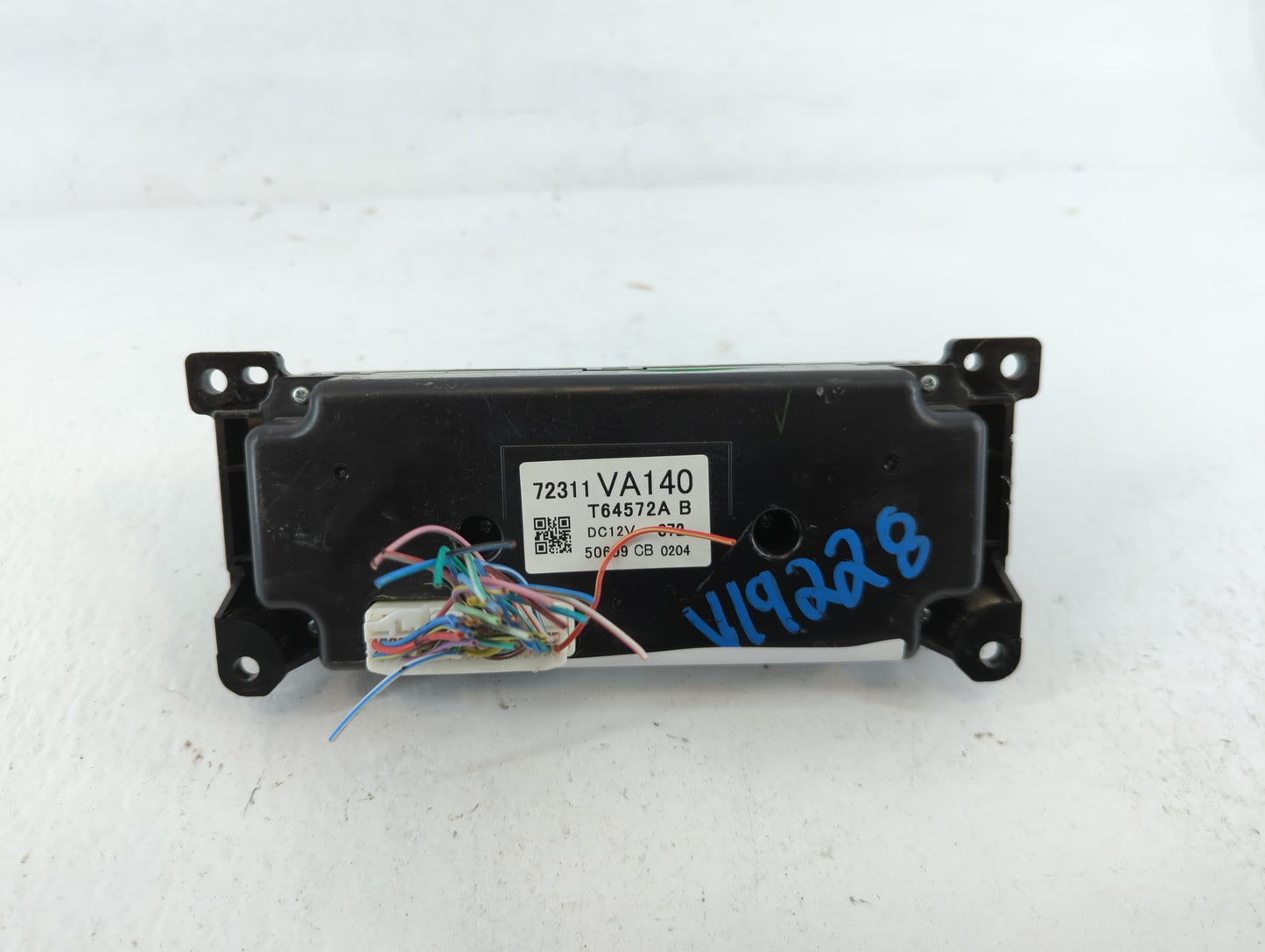 2016 Subaru Wrx Climate Control Module Temperature AC/Heater Replacement P/N:72311VA140 Fits OEM Used Auto Parts - Oemusedau