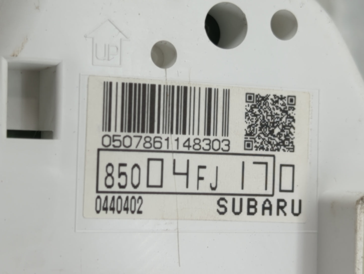 2016 Subaru Xv Instrument Cluster Speedometer Gauges P/N:85004FJ170 85004FJ17, 0440402 Miles: Fits OEM Used Auto Parts - Oem