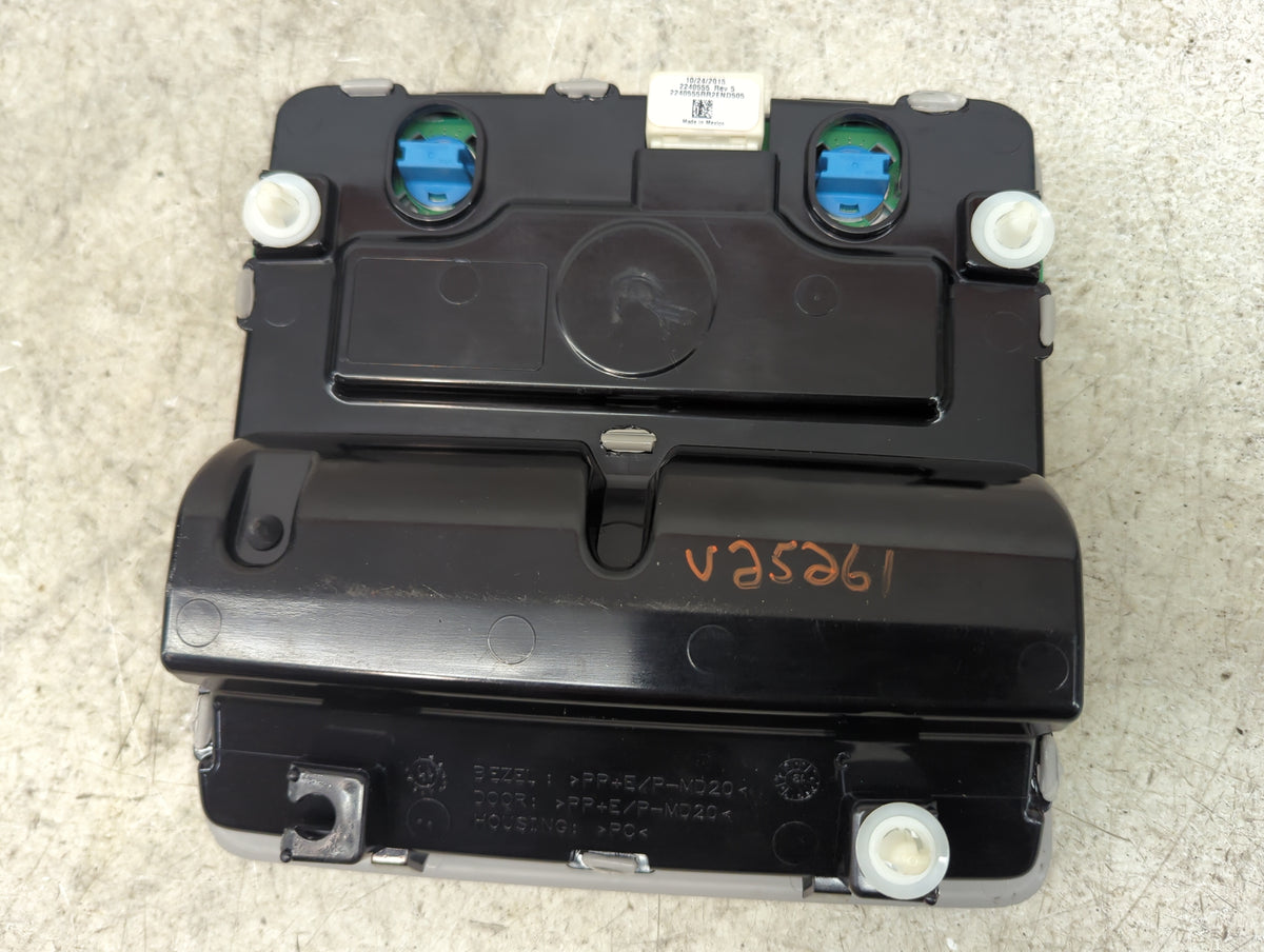 2016 Toyota Avalon Overhead Roof Console Gray - Oemusedautoparts1.com