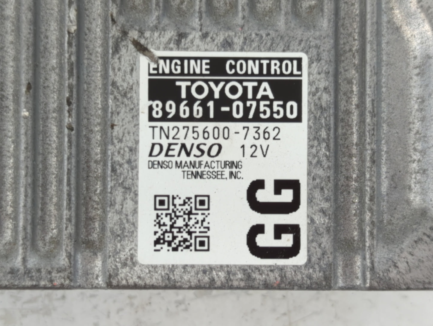 2016-2018 Toyota Avalon PCM Engine Control Computer ECU ECM PCU OEM P/N:TN275600-7362 89661-07550 Fits Fits 2016 2017 2018 O