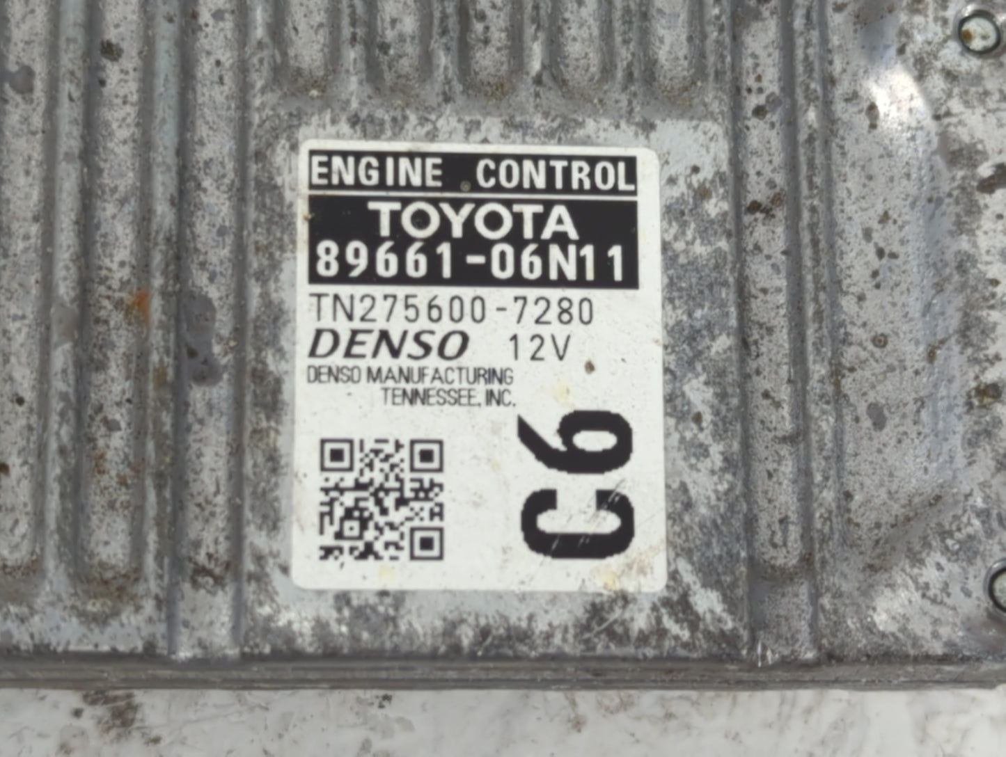 2016-2017 Toyota Camry PCM Engine Control Computer ECU ECM PCU OEM P/N:89661-06N11 Fits Fits 2016 2017 OEM Used Auto Parts -