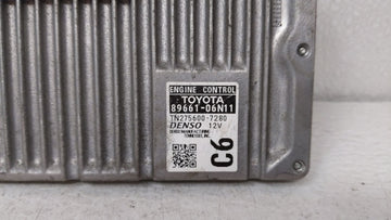2016-2017 Toyota Camry PCM Engine Control Computer ECU ECM PCU OEM P/N:89661-06N11 Fits Fits 2016 2017 OEM Used Auto Parts