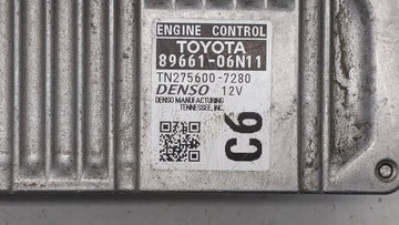 2016-2017 Toyota Camry PCM Engine Control Computer ECU ECM PCU OEM P/N:89661-06T21 89661-06T22, 89661-06N12 Fits Fits 2016 2017 OEM Used Auto Parts