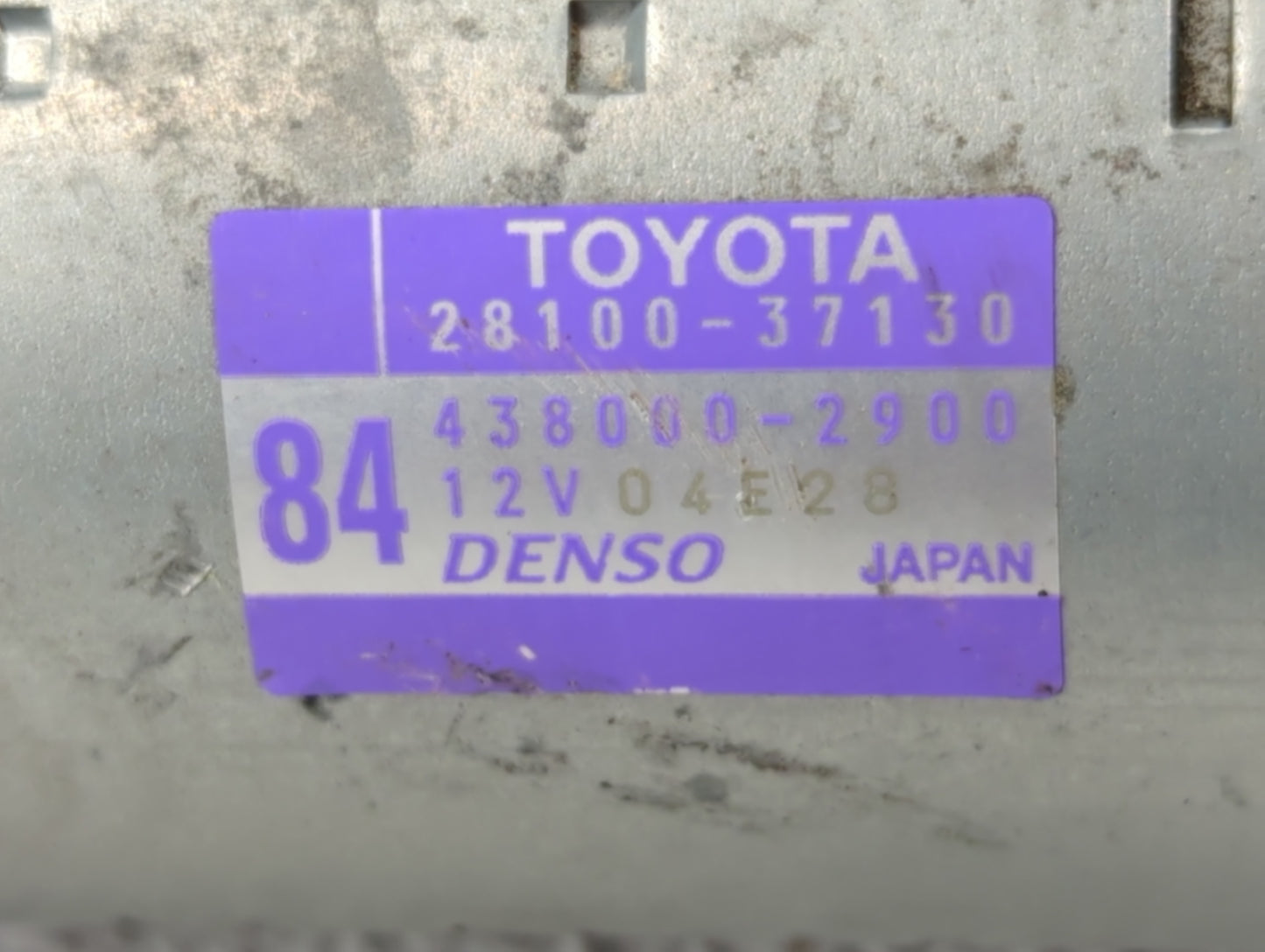 2015-2022 Toyota Corolla Car Starter Motor Solenoid OEM P/N:438000-2900 28100-37130 Fits OEM Used Auto Parts - Oemusedautopa