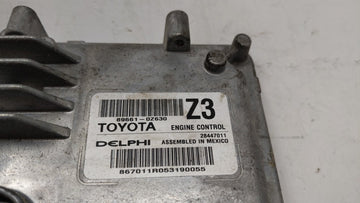 2016 Toyota Corolla PCM Engine Control Computer ECU ECM PCU OEM P/N:89661-0Z631,89661-0Z630,89661-0Z630 89661-0Z630 OEM Used Auto Parts