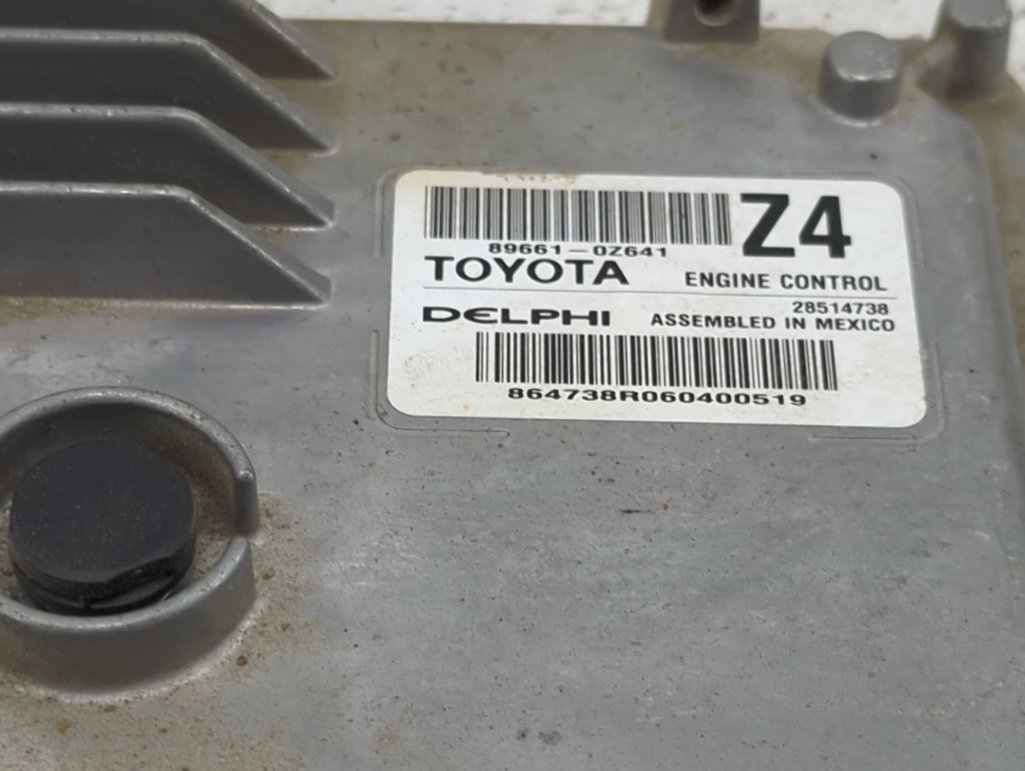 2016 Toyota Corolla PCM Engine Control Computer ECU ECM PCU OEM P/N:89661-0Z641 28514738 Fits OEM Used Auto Parts - Oemuseda