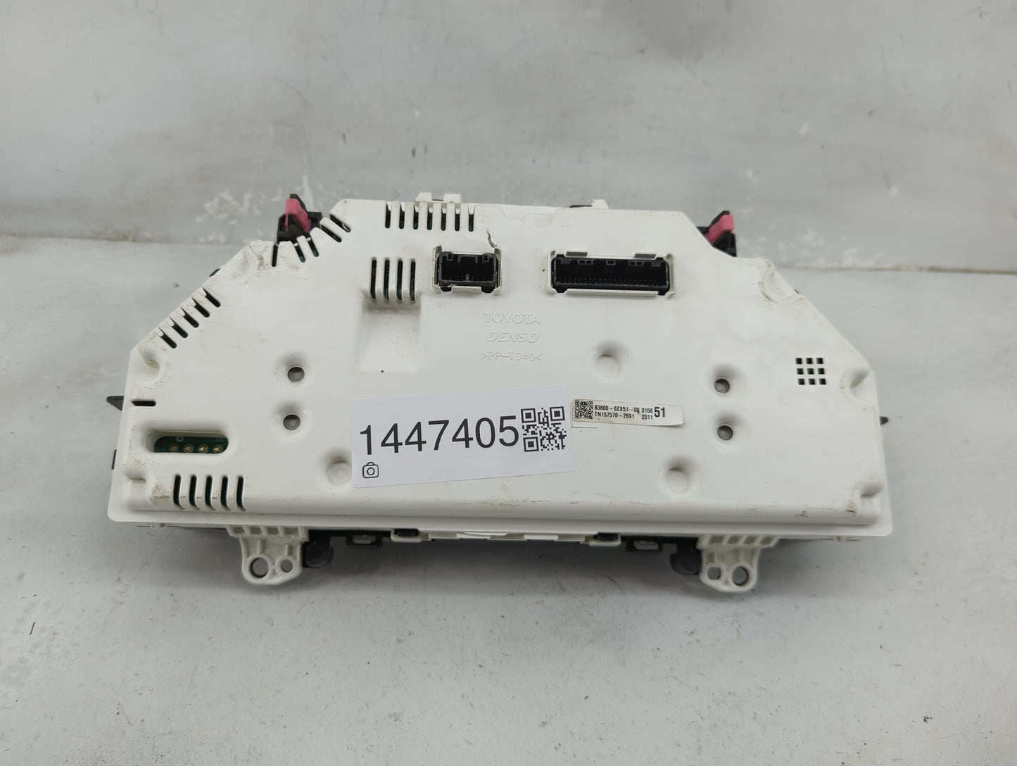 2016 Toyota Corolla Instrument Cluster Speedometer Gauges P/N:83800-0ZX51-00 TN157570-2691 Fits OEM Used Auto Parts - Oemuse