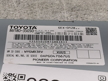 Toyota Corolla Tuner Satellite Receiver 86180-35050|gex-0128zt